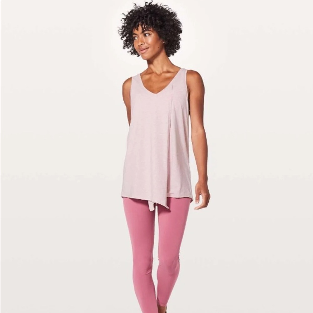 Lululemon Pink Knot a Problem Tank Top - Picture 2 of 9